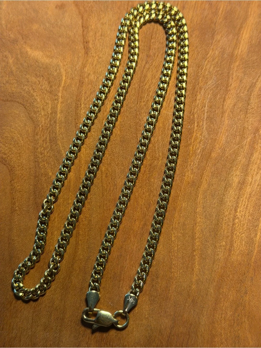 14K gold filled 20” Cuban link chain necklace 17 gram -3.3mm #gold #jewelry